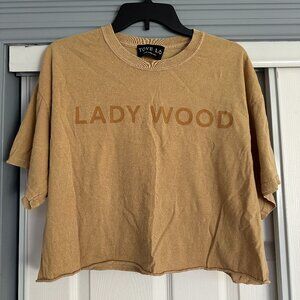 Tove Lo "Lady Wood" T-Shirt Crop Top